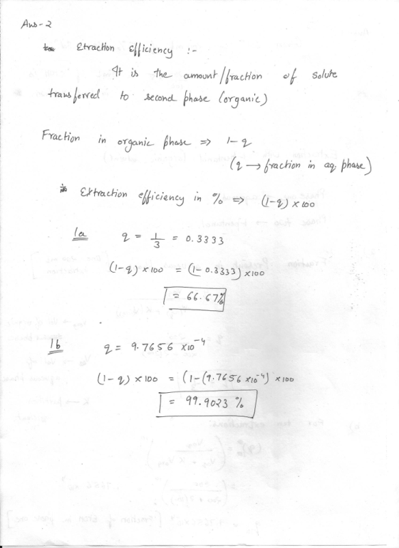 An tras ered to Se cond phae lorqanic Frachon in organit hse Lkhachon efficiency in % 20. 33 33 eu 3 -9) x lo0 .3333) xIo e 6