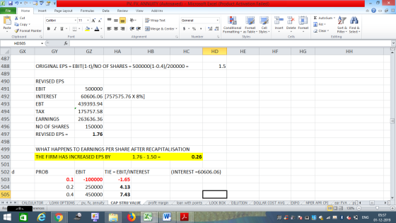 PV, FV, ANNUITY (Autosaved) - Microsoft Excel (Product Activation Failed) Review View Add-Ins File Home Insert Page Layout Fo