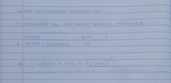 - Net Investment Income Tax 2 TOX Rates for Net capital gains e qualified Div. Rate single 5 39 376 - $434550 15% F 47000 X 1