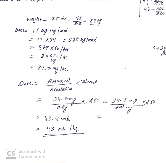 so 43 o weyht 1bs = Del 17 g g Imm 578 ug)m X34 2 578 X60 hr 3 46 POhe 0.034 34.mj Rguй K Volune Araulas Le 34.mg 0-8A 2 434
