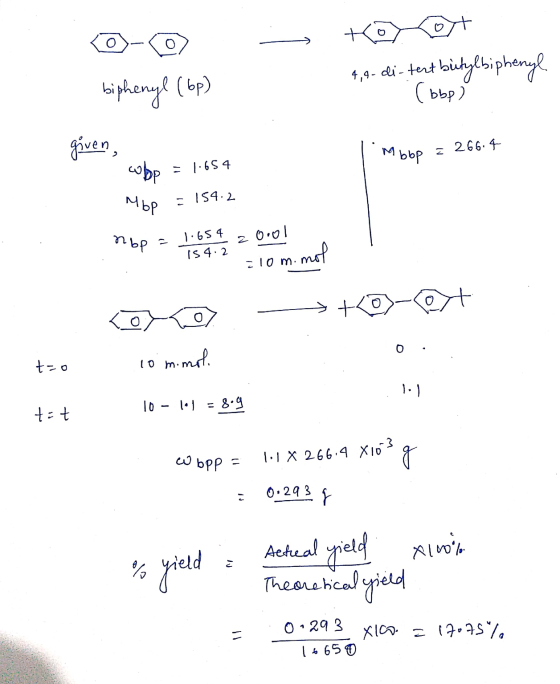 0-0 = text 4,9-di-tent butylbiphenyl . (bbp) biphenyl (6p) given, I mbbp = 266.4 wbp = 1.654 Mbp = 154.2 nbp = 1.654 z oool =