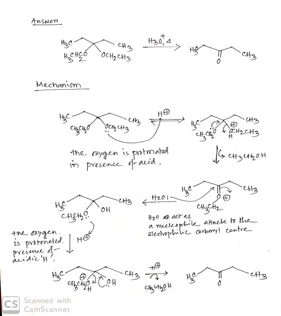 Answen HeX — сно нъ0, 2 - се ну Не нуб Осну сну и -CH3 Mechanism. њско 7 мс . н. ch,с, о ос, но г Елен, eygen is pritmated pr