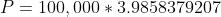 P-100, 000 3.9858379207