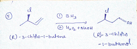 5 он + NaoH (R)-3-chibo-t-butena butam