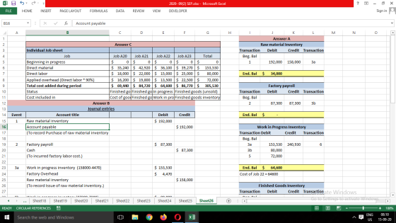 XIA 5 2020-09(2) SEP.xlsx - Microsoft Excel ? X FILE HOME INSERT PAGE LAYOUT FORMULAS DATA REVIEW VIEW DEVELOPER Sign in B16