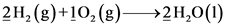 2H, (g)+102(g)—>2H,0(1)