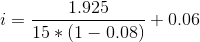 1.925 **15*(1-0.08)