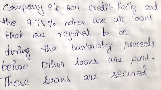 the 9.75% rolex ane all-loan denivg he banktepty prorecedy e then oan ama pond