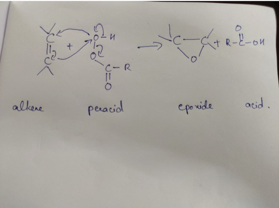 COV -C- R alkene peracid eponide acid,
