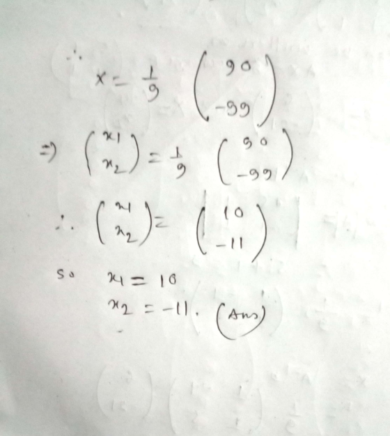 90 X / و - )) و و - (2) = (9) یا | و) . ۱ So - 19 )) : -1), (4) Ans
