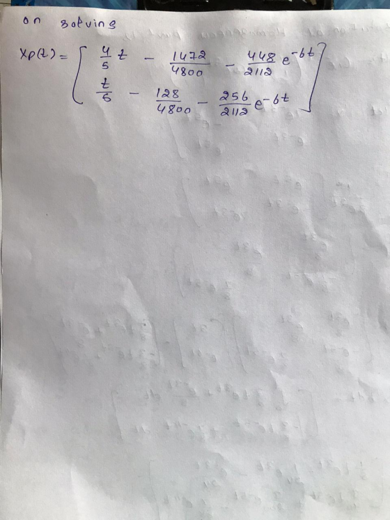 UO solving xp(t)= 75 1472 448 66 e 4800 2113 128 4800 256 2112 e-6 79