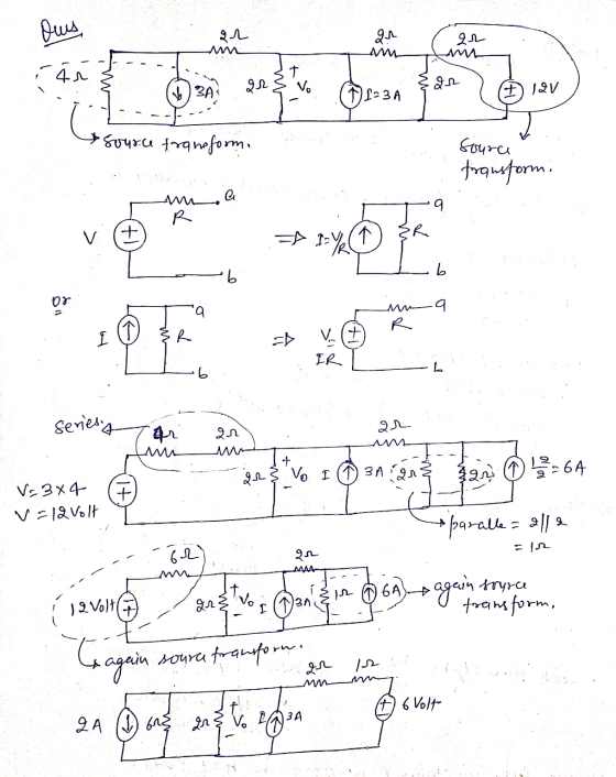 Ous, gr 91 M Am M X iant 9129 lo 12V source franeformi Source Fransform. (1) ER 6 sa & S V.lt IR series ar ar ar - um I D Arg