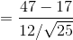 47 – 17 12/25