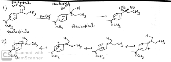 Electrophile Nucleophile 9 ། 2M nz Br h= 0 5 8CM, སོ་ལ་ Electrophile wucleophule un བ j , , རྒྱན་པར་ 73 ཚོགས་ལ་རྒྱ་ཁྲོམ་ Scan