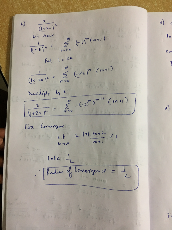 4) We saw mao b (er eel (m5) (21 (max) Put t=20 (-2), ** (mt) Multiply by a Ŝ 1920 for convergence losogat Lt 2 la1 m2 mti M