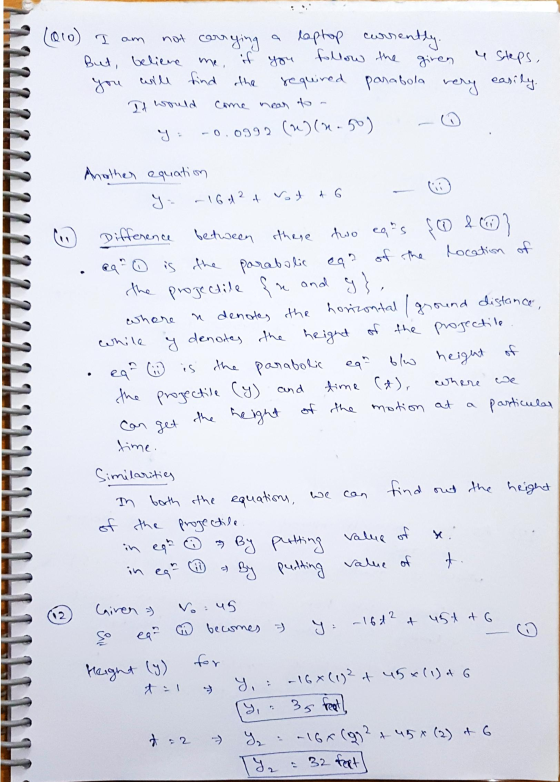 (010) 1 I am not carrying a laptop currently. if you follow the u Steps, will find the required parabola very easily. But, be