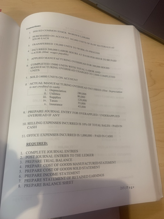 ISSUED CO MON STOCK WORTH DON ACCOUNT 1650 UNITS ON RAW MATERIALS PURCHASED ON A 20.00 EACH NSFERRID 150,000 UNITS 150.000 UN