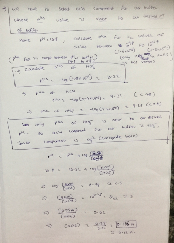 have we Seleck acld Component For Ouv bulfe who se value C desivedd p 04 or buffev PH 210-8 Here plca calculate Fur Ka values