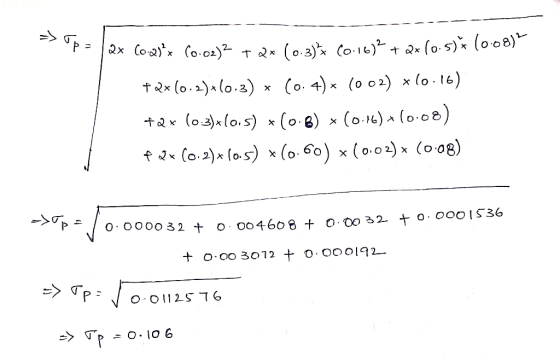 => Tp = |2x (0.2 x 1 Qx CoQ)*x (0.02)2 T 2x (0.3) C0.16)2 + Qx (0.5)(0.08) +Qx(0.2)+(0.3) * (0.4)~ (0.02) x10.16) #@* (0:3)*(
