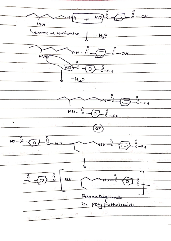 O A leyfi HD38 -on NHH hexane -1,4-diamine NHR NH- & OH HOT o&on T H2O *-*-e NH_&folio co NO - Lopulta Repeating unit in pay