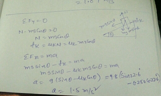 AN anssine mg msche & Fy=0 RR N-ms no 20 N-mono fe = UKM = UK msance Efn=ma mssino - fi = ma mssing - ek msano=ma g (sino-ukk