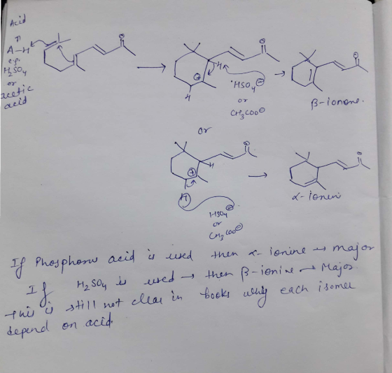 Acs A-H catic HSO 1S04 deprd en acid