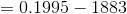 = 0.1995-1883