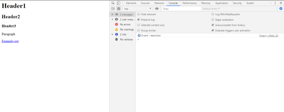 Performance Security Audits Header1 Memory Application Default levels O Header2 2 Elements top = 2 messages 2 user mess... ®