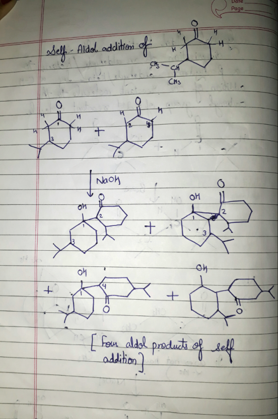 Dare Page -Aldol additomi CH3 Naoh oH oh 2. 2 oh