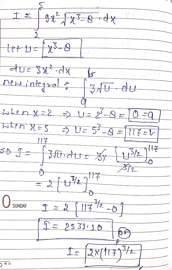 1941-84 |te y-3-8 | Ep new integral a - ztu du isken)-2 U= 2 0= with Is U5-SETTE 304 dadi 32 SUNDAY OsumAv_1 = 21172-01 25316