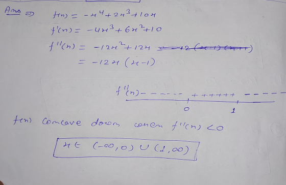 Ans tin) = – 44 +243 +lon t(n) = -443+620²710 f(n) = – 1242 + 124 12 (ht - 12 21 (26) flen)- at totottt 1 Conan ten Concare