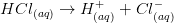 HCl(aq) + Hg) + Cliad