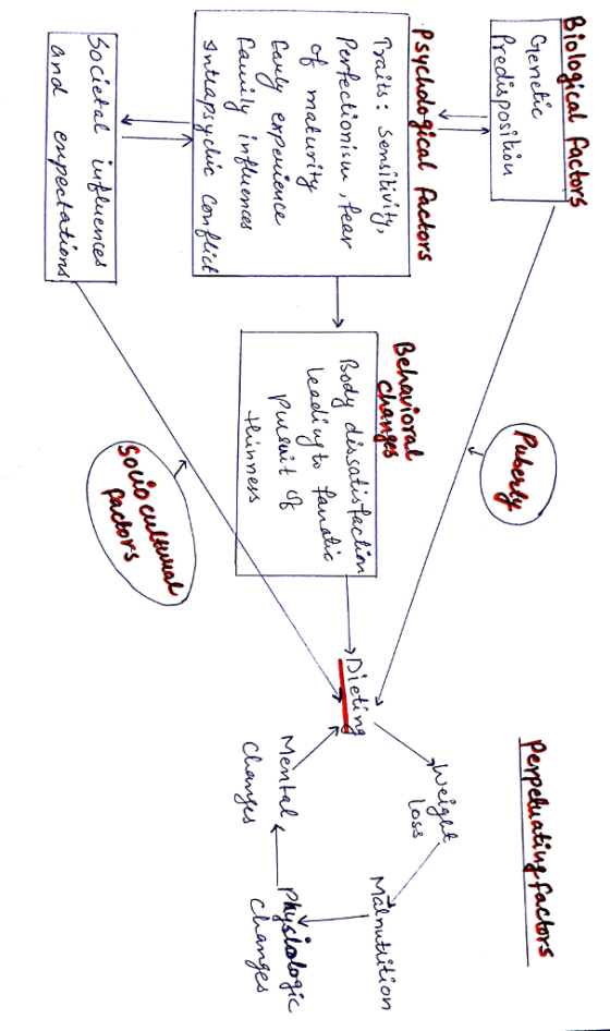 Siological factors ene edisposihou Puberl erpekuatiupfacors Psy fackors el Gehavioral Loss Tyaits: Sensiivith, Matnutition Body dissatis factim Di etu n maturi nRluemces Jntiapsyclic Cemplict iio Societaliufluentes facoY anal ectatons