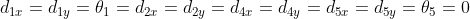 dir = dy = 0, = d2r = d2y = der = d4y = ds = dsy = 05 = 0