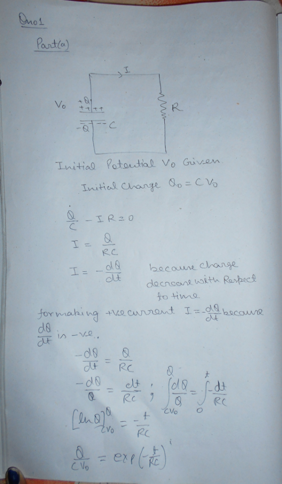 Pont(o) Initia Patondial Vo Given Initial change- C.o_C½ bscoune change fo tina de RC