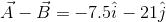 A- B- -7.5i - 21)