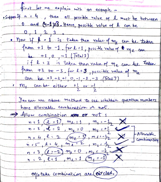 first let me explain with an exemple Suppose If n : 4 then all possible value of l must be between t o and (4-13. Hence, poss