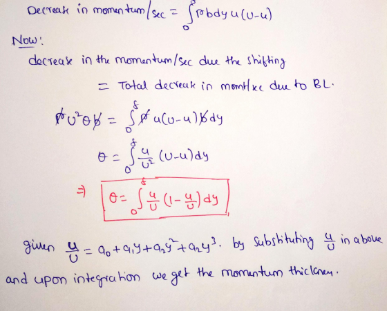 Decrease in momentum sec = Sabdy u (U-4) Decrease moment Now! decrease in the momentum/ Sec due the shifting = Total decrease