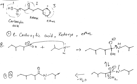 TRO Ketone Carboxylic ether acia ☺e. Carboxylic acid , Ketone , ethes 8. non t an e® applying someone