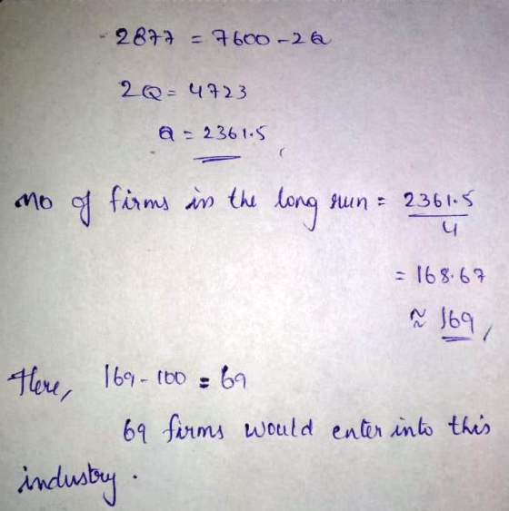 Mb 168.6? 侶/69 6)- tbo 6 firms would enter inbs thir indus