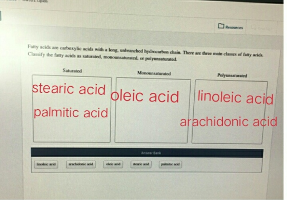 JUL Lpids Resources Fatty acids are carboxylic acids with a long, unbranched hydrocarbon chain. There are three main classes