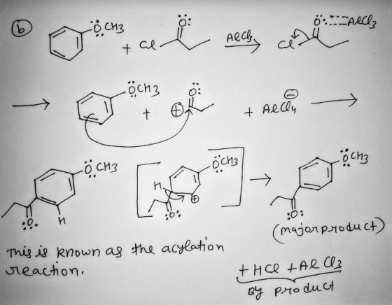 Ereena e Arch and - PL + heim → tal (major product) This is known as the acylation reaction. the tall By product