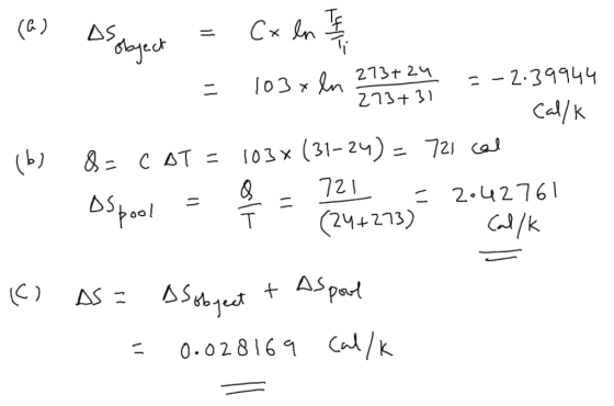 Сх вn AS Го3xln 213+24 273+31 2.39944 Cal/k 103х (31-24) - 721 - 72 cal 8- с ДТ Е 2.4276 C/k DSpoal (244273) ASASejes С) 0-02