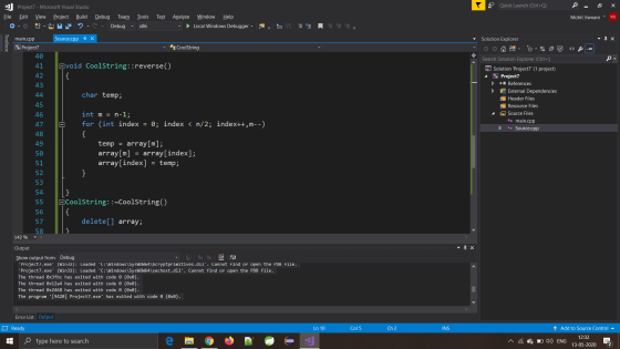 Ouicklunch Ctrl Quick Launch (Ctrl+Q) 2 . X Eile Project7 - Microsoft Visual Studio Edit View Project Build - * . 2. Test Moh