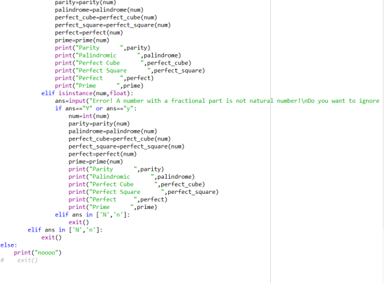 parity=parity (num) palindrome=palindrome (num) perfect_cube=perfect_cube (num) perfect_square=perfect_square (num) perfect=p