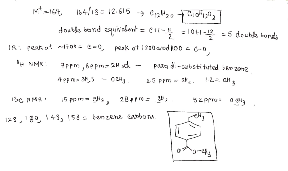 MIA 164-/13=12.615 C1220 Ca20Co02 double bond equiv alent et-H 10t-12 2 5 double bondy R PRak at 700 C0, peak at 1 200 amd 1O