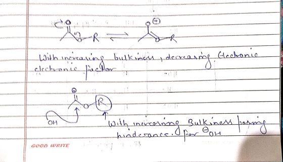 with increaung bulkamery alecreanne-Glechonie cleckcontec .com with increasing Bulkiness horing hinderance. O for Con I o