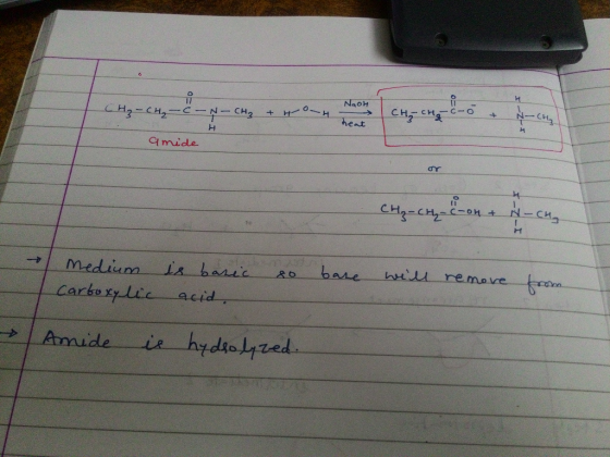 Naoh CH₂ - CH₂ Сн, - сн, — Z- — см, - CH₂ + Hot он сн, сир -б. - heat I amide - CH₂ - CH₂ - on + I-Z Medium Carboxylic is bas