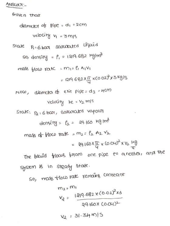 G1lven that diare erot Bipe =d1-2cm uquid so, density Rs lan 682 rgirở velouty be - Vi m/s Stat the blid ocus om one pipe to
