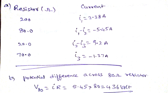 ) Resis ( 2.384 30.O 545A 20,0 37A Potestid dikf erence across 8aJL
